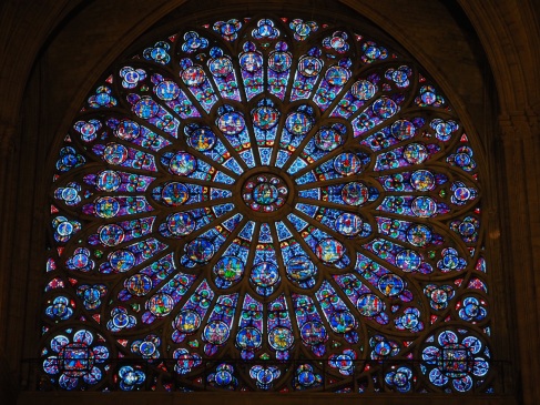 Rose window - Cathédrale Notre-Dame de Paris - January 2016