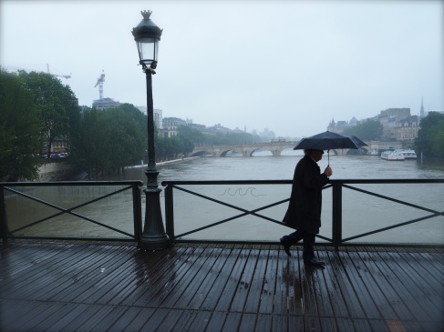 Summer rain on Pont des Arts - May 2016