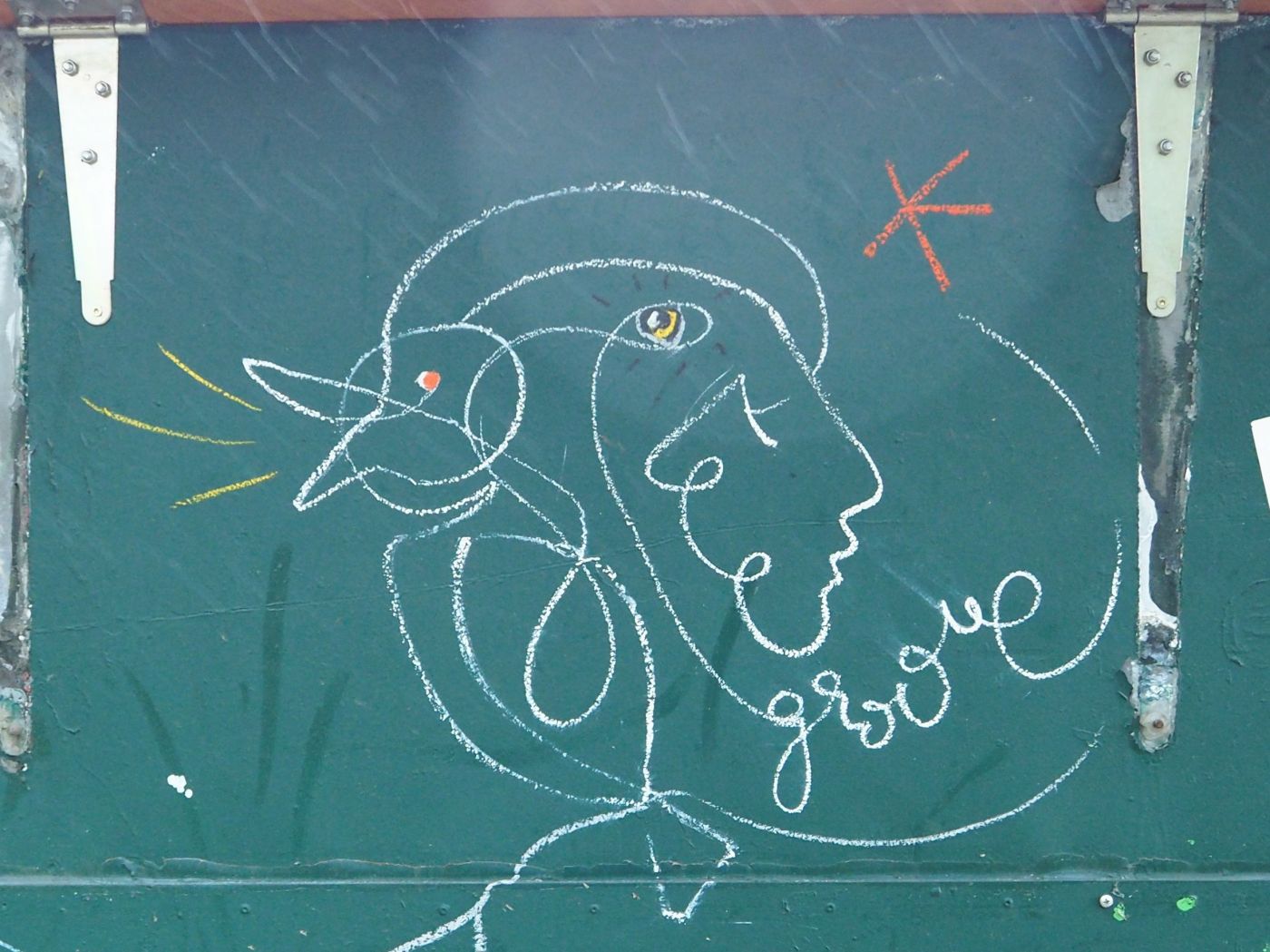 chalk art by Groove, Paris