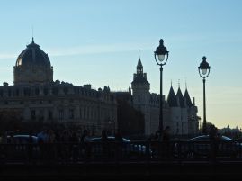 The towers of the Conciergerie at dusk - October 2015